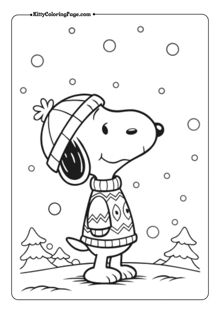 Cozy Sweater Snoopy