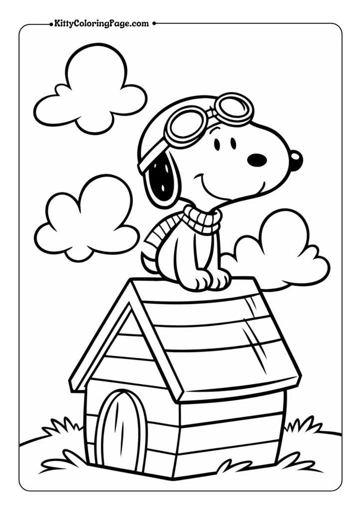 Snoopy Flying His Doghouse