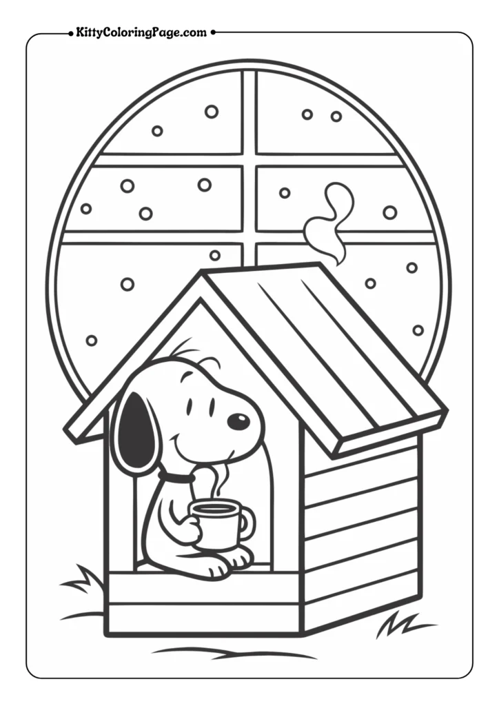 Snoopy Hot Cocoa Scene