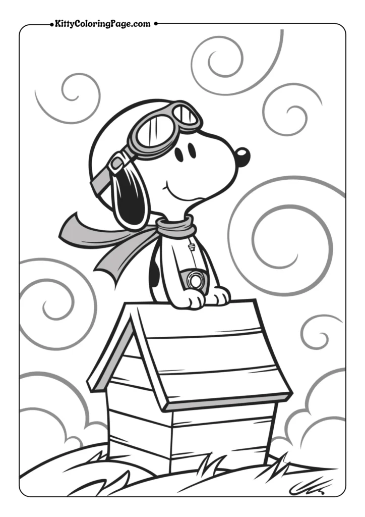 Snoopy as the Flying Ace