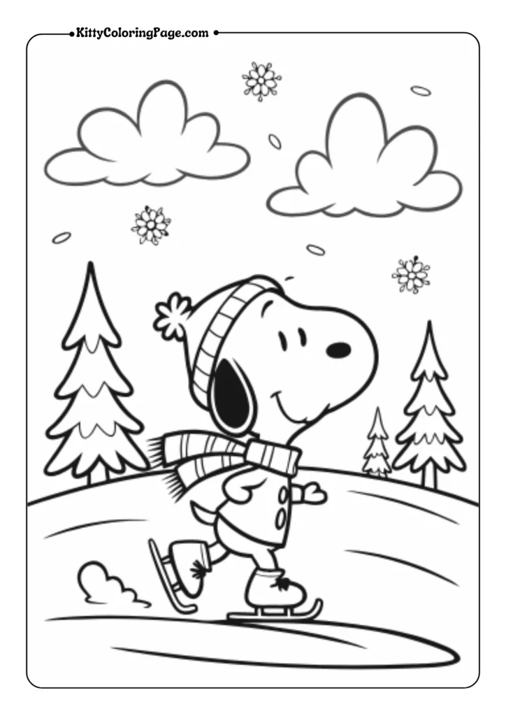 Snoopy on the Ice